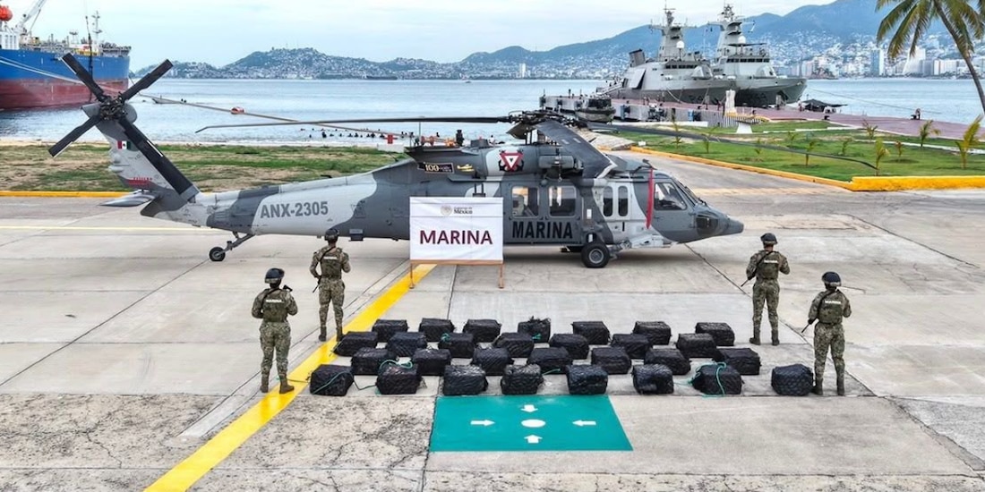La Marina realizó el decomiso en Guerrero