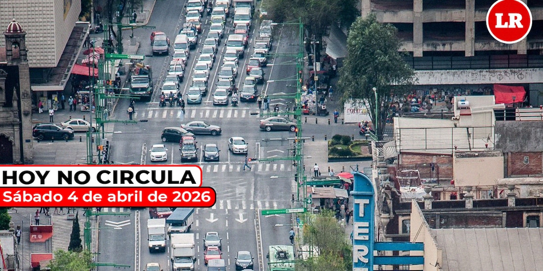 Revisa cómo aplica el Hoy No Circula este sábado 4 de abril de 2026 en la Ciudad de México y el Estado de México.