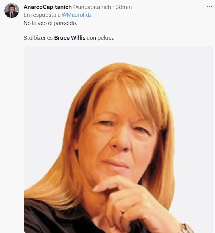 Comparan a Bruce Willis con diputada argentina, aseguran que son idénticos