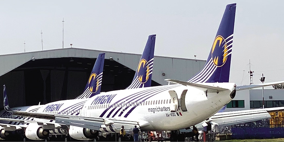 La aerolínea Grupo Aéreo Monterrey transportó a 217 mil 813 usuarios en 2024, mientras que en 2025 contabilizó 208 mil 583 usuarios, un descenso de 4.2 por ciento.