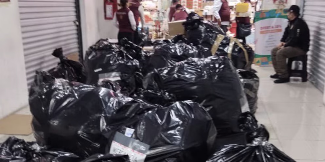 Autoridades decomisaron productos pirata.