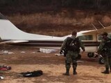 Ejército y FAM aseguran aeronave con más de 300 kilos de posible cocaína en Durango