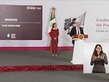 El secretario de Salud, David Kershenobich, este martes en Palacio Nacional.