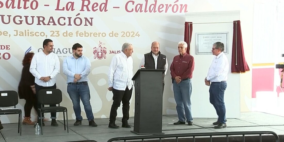 Inauguración del acueducto El Salto-La Red-Calderón.