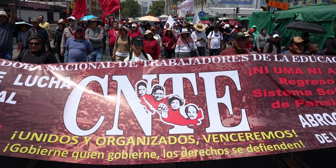 CNTE amaga con intervenir en la Copa Mundial de 2026 ‘sin importar el costo’.