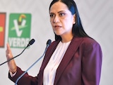 Ariadna Montiel, dirigente nacional de Morena, en conferencia de prensa el 26 de agosto de 2026