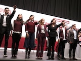 Militantes de Morena.