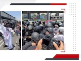 Reportan altercado entre buscadoras y policías en calzada de Tlalpan, al sur de CDMX.