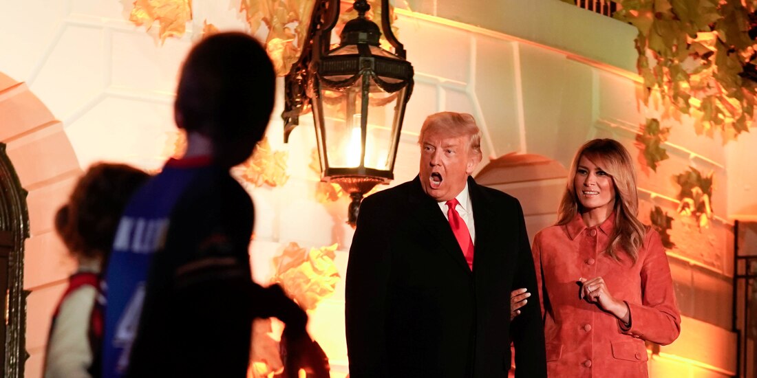 Cada año, en la Casa Blanca hacen una fiesta para celebrar el Halloween pero este 2020 la adaptaron a la pandemia.