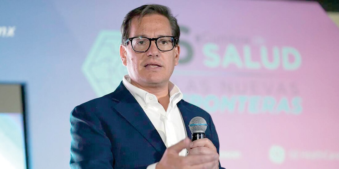 Salomón Chertorivski en la Sexta Cumbre de la Salud “Las Nuevas Fronteras”, el pasado 14 de marzo.