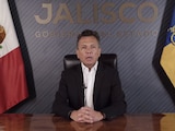 Pablo Lemus, gobernador de Jalisco, en un mensaje en video.