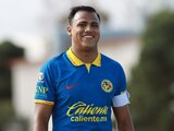 Román 'Mozumbito' Martínez en acción durante un partido de la Sub 23 de Liga MX entre América y FC Juárez.