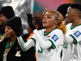 Jugadoras de la Selección de Zambia en la Copa del Mundo Femenil