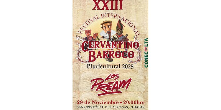 El concierto de Los Pream como parte del Festival Internacional Cervantino Barroco Pluricultural 2025 estaba programado el 29 de noviembre.