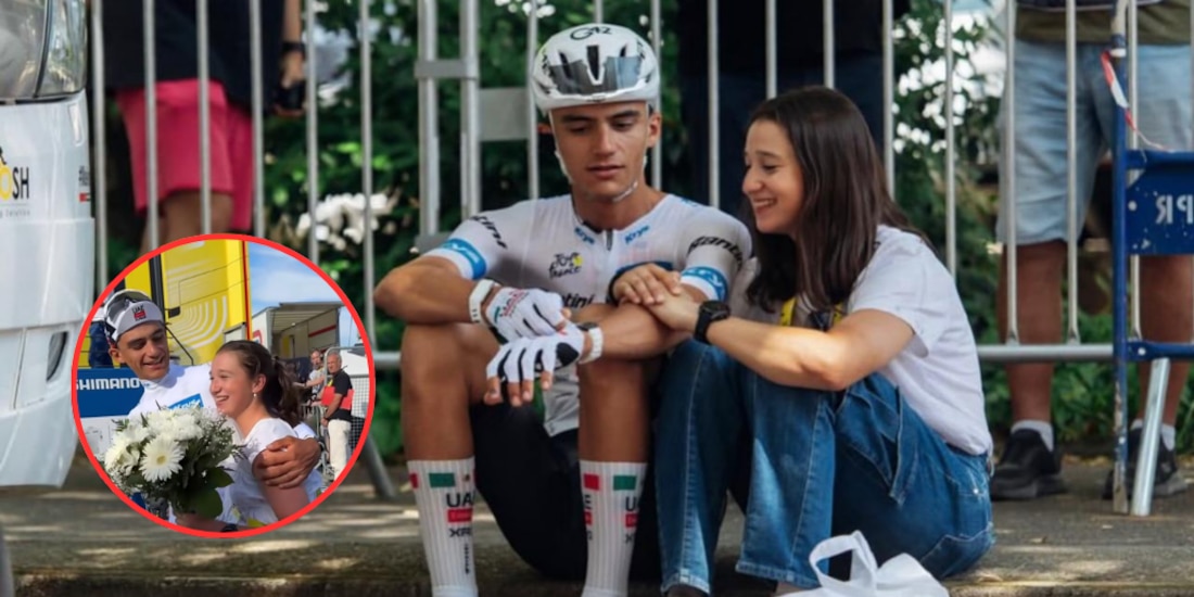 Isaac del Toro y Romina Hinojosa viven su historia de amor junto al ciclismo.
