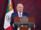 El Presidente Andrés Manuel López Obrador durante la conferencia de prensa del 10 de abril de 2023
