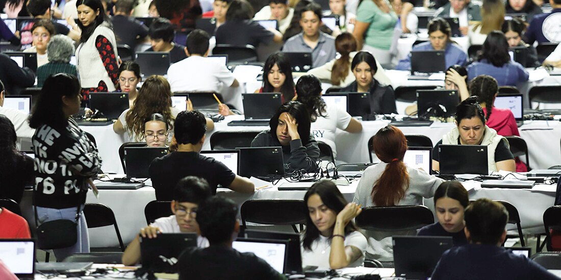 Prueba de control aplicada en la Ciudad de México, el pasado 19 de agosto.