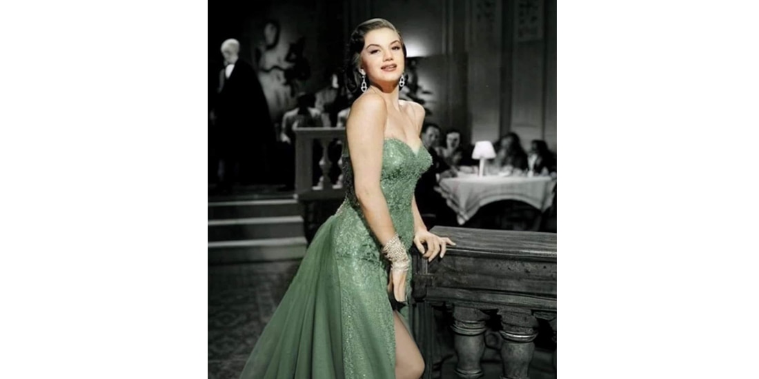 LA ACTRIZ, en
una fotografía de
su juventud.