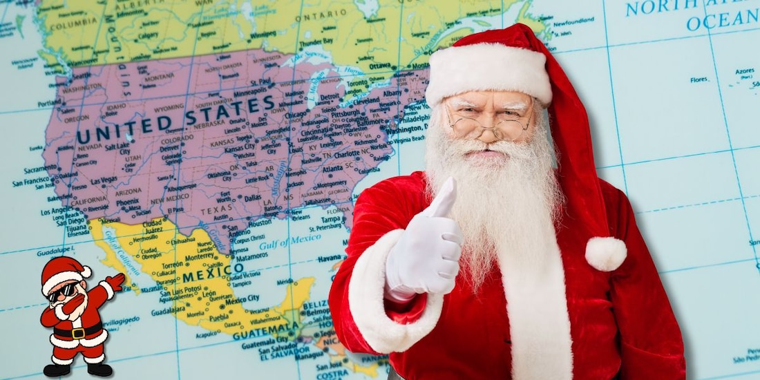 ¿A qué hora llega Santa Claus a México? Esta es la hora EXACTA de su arribo a nuestro país.