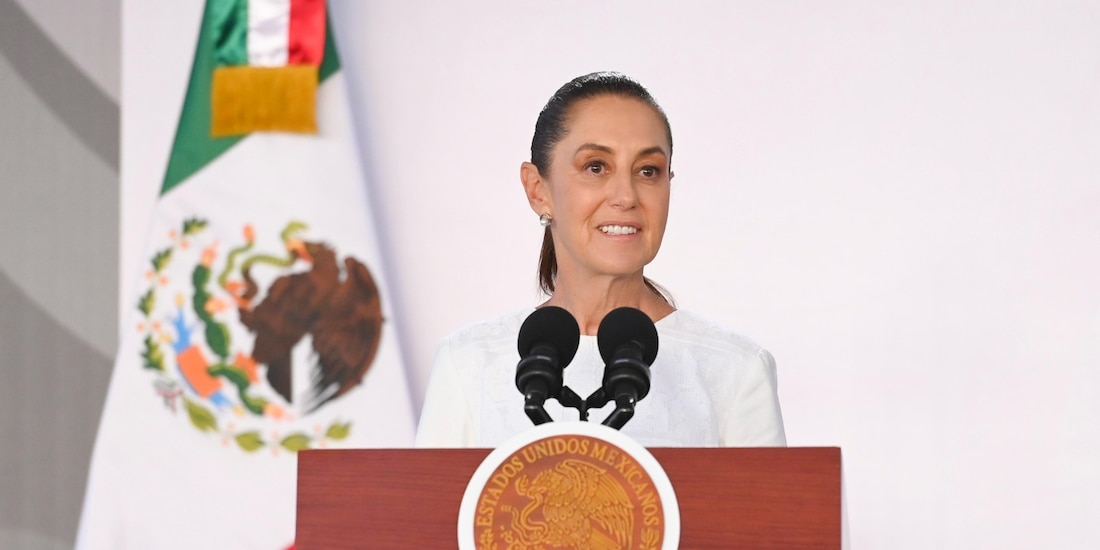 Claudia Sheinbaum, Presidenta de México, este viernes desde Cuernavaca.