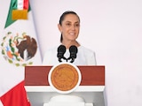 Claudia Sheinbaum, Presidenta de México, este viernes desde Cuernavaca.