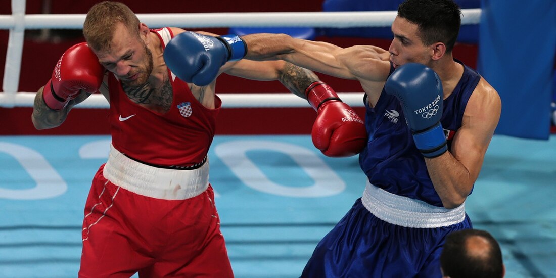 Rogelio Romero en los Juegos Olímpicos de Tokio 2020.