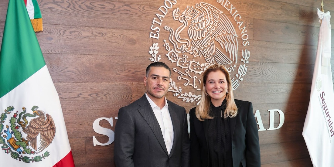 El Secretario de Seguridad federal y la Gobernadora constitucional de Chihuahua.