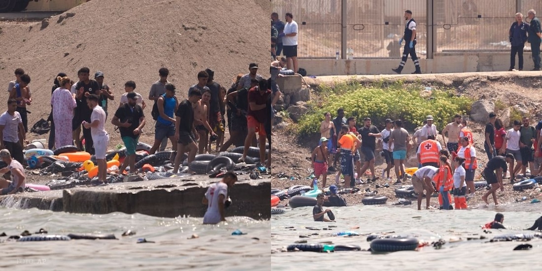 Crisis migratoria en Ceuta