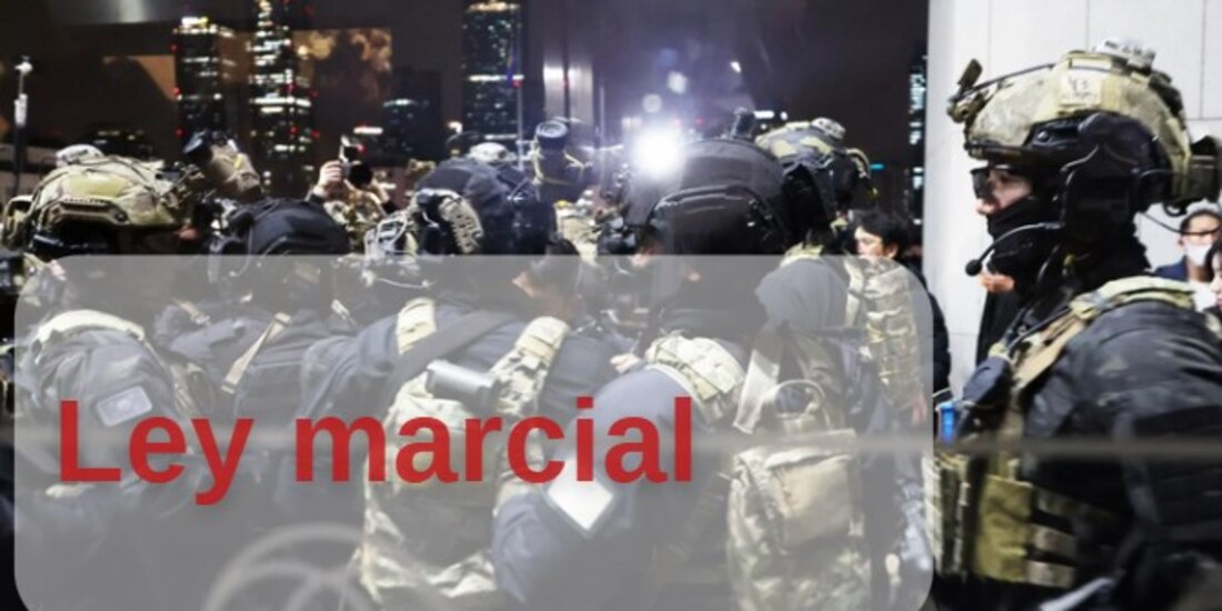 La ley marcial fue decretada muy temprano en Corea del Sur, sin embargo, se retiró más tarde.
