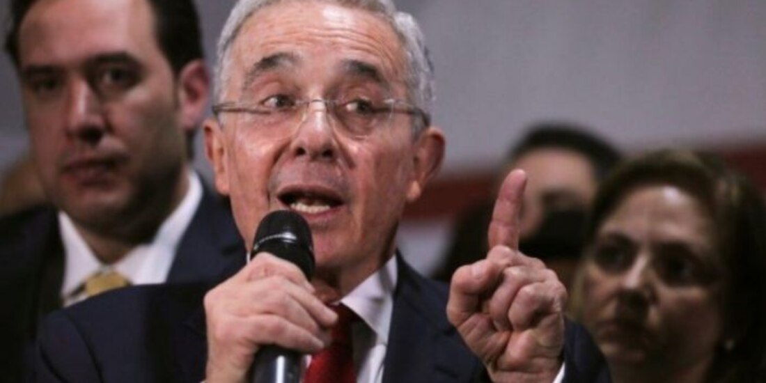 El expresidente de Colombia, Álvaro Uribe, el 8 de octubre de 2019.
