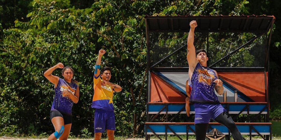 Los atletas de Exatlón All Star compiten en el Duelo de los Enigmas