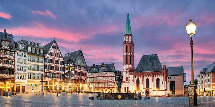Plaza Römerberg, Frankfurt.
