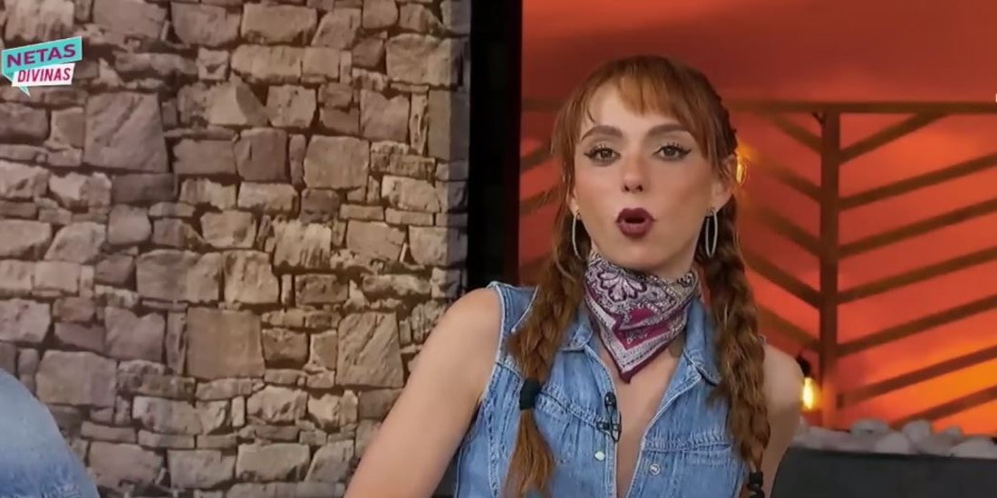 Natalia Téllez tuvo un accidente con su vestido y se le abrió todo
