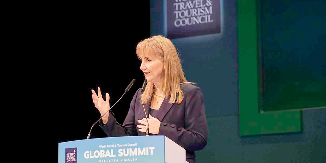 Gloria Guevara, presidenta y CEO del WTTC, en imagen de archivo.