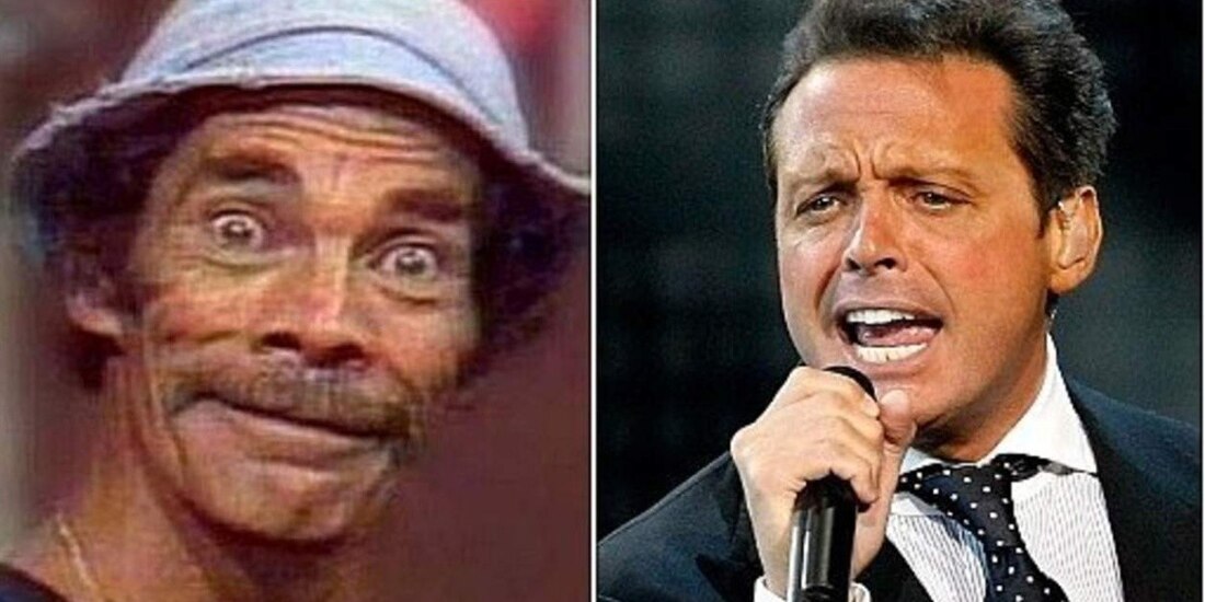 Ramón Valdés y Luis Miguel