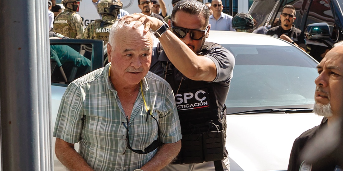 El exmandatario de Baja California, tras su detención el pasado 16 de julio.