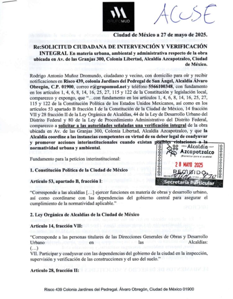 Cuatro días antes del socavón, los vecinos alertaron sobre supuestas irregularidades.