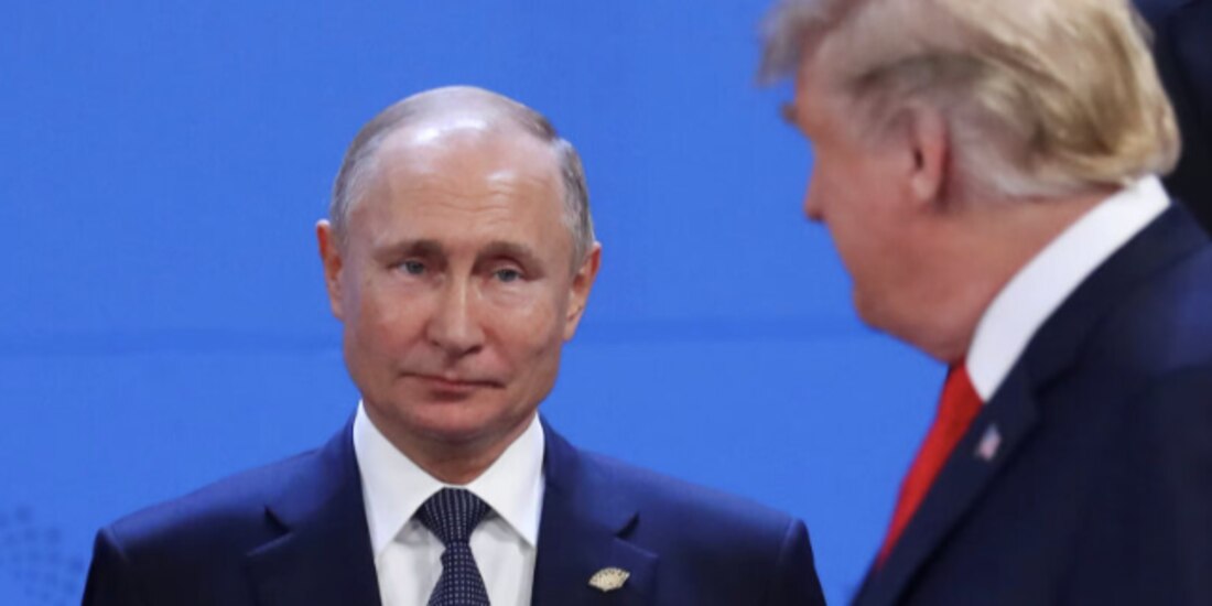 El presidente de EU, Donald Trump y su homólogo ruso, Vladimir Putin, el 30 de noviembre de 2018.