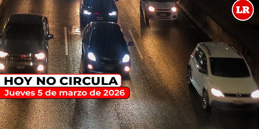 Hoy No Circula aplica este jueves 5 de marzo de 2026 en la Zona Metropolitana del Valle de México.
