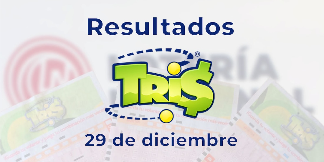 Resultados del Tris de hoy 29 de diciembre del 2024.