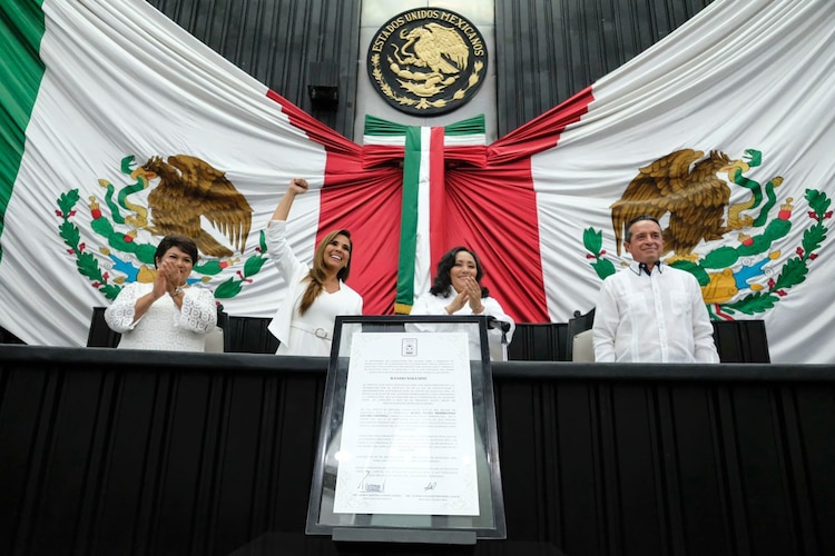 Mara Lezama dijo que velará por los intereses, el bienestar, el desarrollo y la justicia social de las y los quintanarroenses