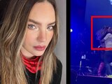 Belinda ayuda a fan y revela el sexo de su bebé en concierto, le pondrá su nombre (VIDEO)