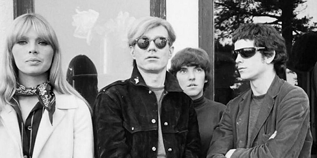 Nico, Andy Warhol , la baterista Maureen Tucker y Lou Reed.