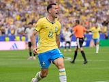 Gabriel Martinelli festeja tras marcar el segundo gol de Brasil ante Japón en los 16vos de final de la Copa del Mundo 2026