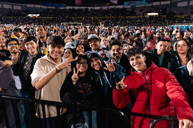 Asistentes al concierto.