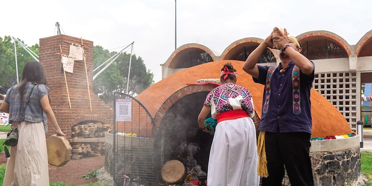 El temazcal es parte de las instalaciones de la Utopía en Venustiano Carranza.