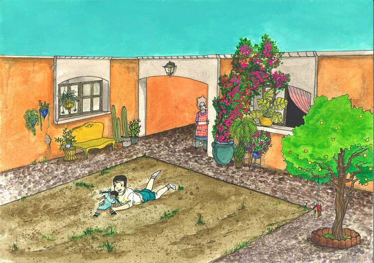 Pepito se siente libre en su casa.