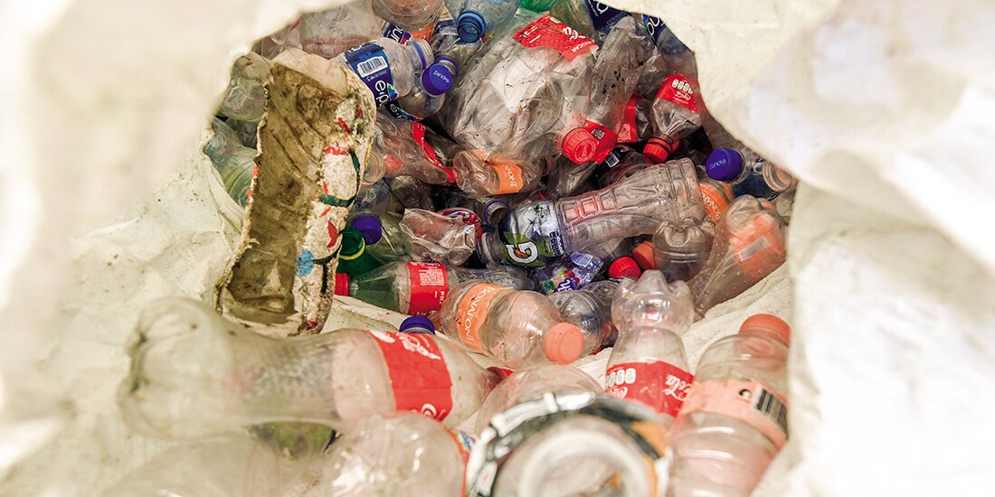 Botellas DE PET, en foto de archivo.