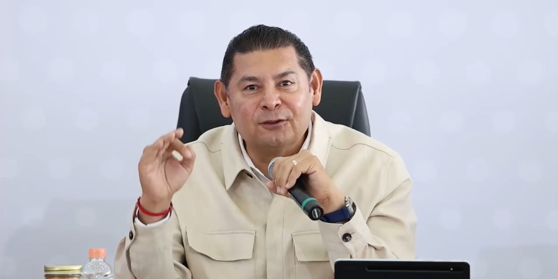 El gobernador constitucional de Puebla, Alejandro Armenta.
