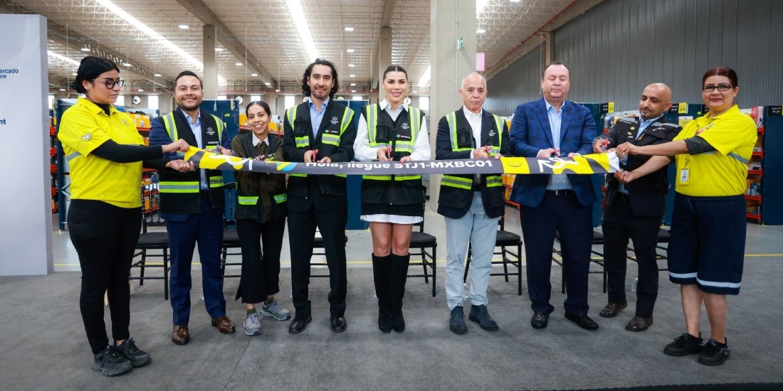 Marina del Pilar inaugura Centro de Distribución de Mercado Libre en Tijuana.